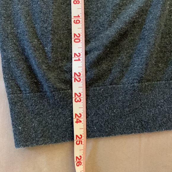 BANANA REPUBLIC.Long Sleeve,Dark Slate Gray Lightweight Sweater.Silk/Lin… - Picture 7 of 8